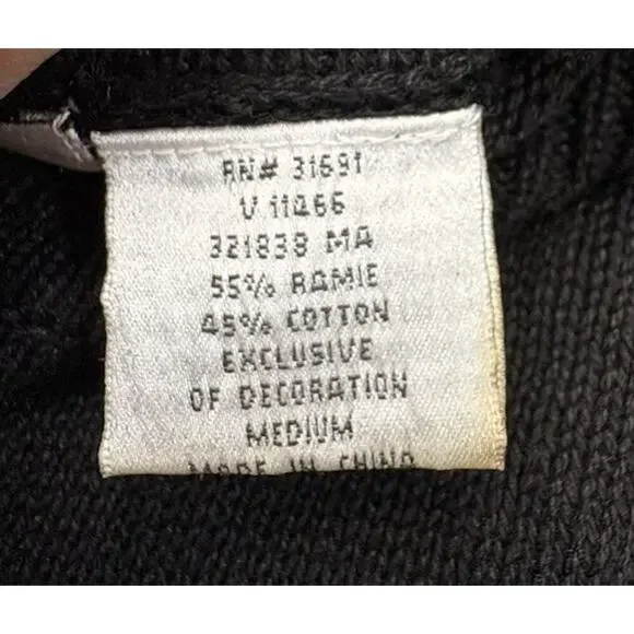 Victoria Jones Woman Black Snowman Holiday Christmas Sweater Medium - Picture 9 of 10